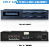 Technical Pro Dual 21 Band Professional Stereo Equalizer with Individual LED ...