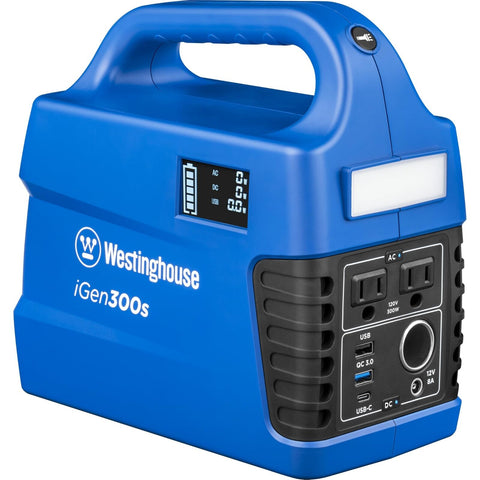 Westinghouse 296Wh 600 Peak Watt Portable Power Station and Solar Generator, ...