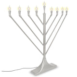 Large 23" Rambam Angled Electric Menorah with Flame Shaped Bulbs Traditional ...