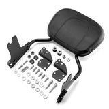 Mofun Sissy Bar Passenger Backrest with Mounting Rack Docking Hardware Kit Co...