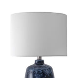 nuLOOM NPT23BA Brockton 27" Ceramic Table Lamp, Navy