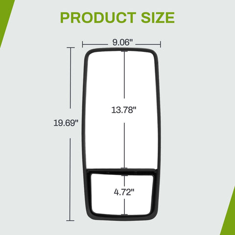 AUTOSAVER88 Left Driver Side Mirror Door Mirror Compatible With 2008-2023 ISU...