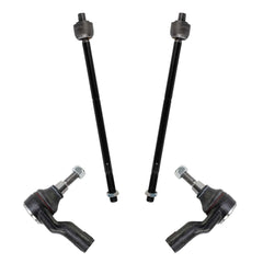 TRQ Front Tie Rod Set Compatible with 2005-2009 Land Rover LR3 PSA32177