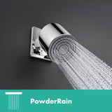 hansgrohe Pulsify S 4-inch Modern Showerhead 1-Spray PowderRain with QuickCle...