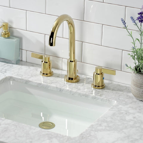 Kingston Brass FSC8922NDL NuvoFusion Widespread Bathroom Faucet Pop-Up, 5-3/8...