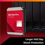 Western Digital 2TB WD Red Pro NAS Internal Hard Drive HDD - 7200 RPM, SATA 6...