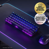 SteelSeries Apex Pro Mini Wireless HyperMagnetic Gaming Keyboard &#8211; Compact