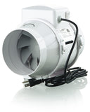 VENTS-US - TT Silent 100 - Mixed Flow Ventilation Inline Duct Fan for High St...