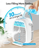 JYew AI Portable Air Conditioners Fan, Evaporative Mini Air Cooler, Misting H...