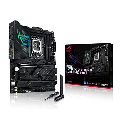 ASUS ROG Strix Z790-F 6E LGA 1700(Intel® 13th&12th Gen) ATX Gaming...