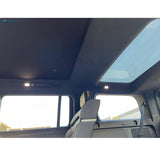 Front and Rear Sunshades (2pcs) 2-in1 Single Layer Design Glass Roof Sunshade...