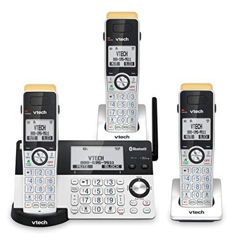 VTech IS8151-3 Super Long 3 Handsets with Range, Silver/Black