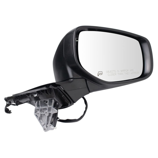 TRQ Right Mirror with Heat Manual Folding without Memory without Blind Spot I...