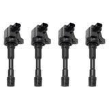 TRQ Ignition Coil Set Compatible with 2013-2014 Acura ILX 2012-2013 Honda Civ...