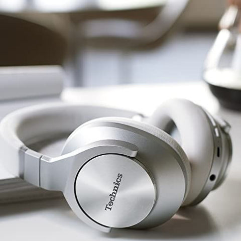 Technics Wireless Noise Cancelling Headphones, High-Fidelity Large, Silver