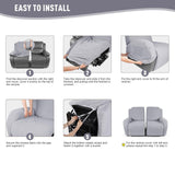 KinCam Recliner Covers, Stretch Reclining Chair Covers, Recliner Sofa Slipcov...