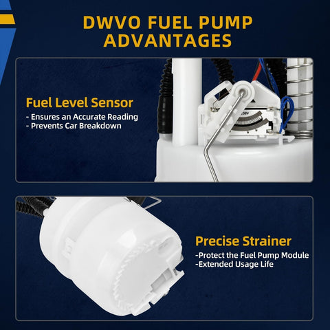 DWVO Fuel Pump Compatible with Rogue 2008 2009 2010 2011 2012 2013 2.5L, Rogu...