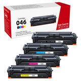 046 Toner Cartridge Set (4-Pack, Black, Cyan, Magenta, Yellow) Compatible 046...