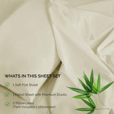 Superior 300 Thread Count Rayon from Bamboo Sheet Set, Cooling, Silky Soft, H...