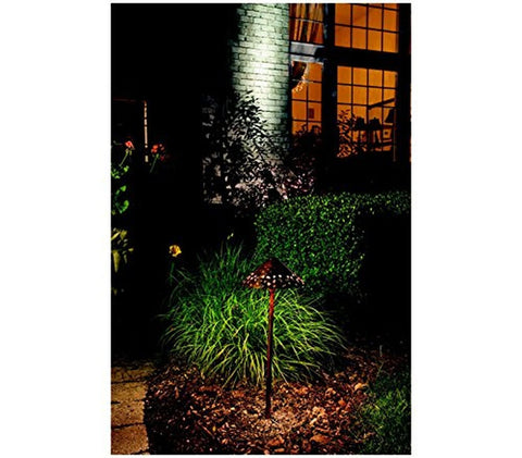 Kichler 15443TZT Lace Path & Spread 1-Light 12V, Textured Tannery Bronze