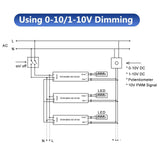 GOOVER 180W Dimmable LED Driver,12V 5-in-1 Dimmable Power Supply,3-Channels A...