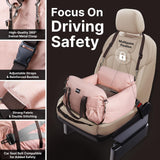 Small Dog Car Seat, Waterproof Dog Booster Seat for Car with Portable Dog Mat...