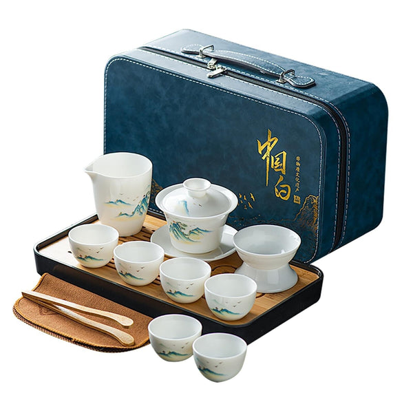 Gongfu Tea Set, Chinese Gaiwan Tea Sets for Adults, Japanese Tea Set, &#32650;&#