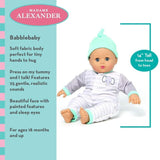 Madame Alexander 14" Babble Baby Starfish Doll