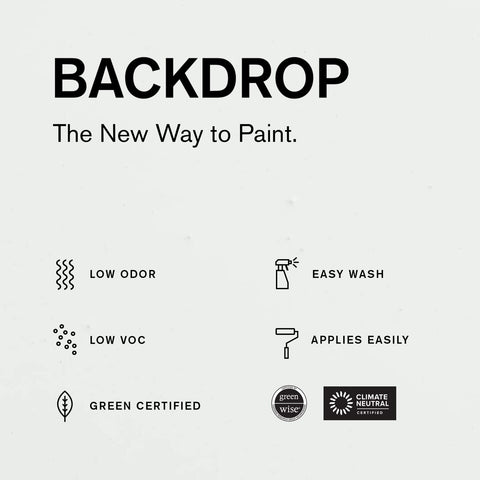 BACKDROP | Premium Interior Paint | Standard Semi Matte, Low Sheen Finish | S...