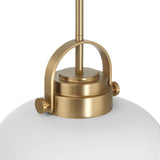 Arte - Industrial Metal 2-Tone Ceiling Light, White and Gold