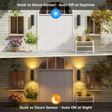 SHIMR Outdoor Wall Lights with Dusk to Dawn Sensor, Up and Down Lighting 3000...