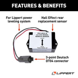 Lippert Hall Effect Ground Control 3.0 Replacement Auto-Level Remote Rear Sen...