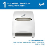 Scott Essential Electronic Towel Dispenser (48858), Fast Change, White with P...