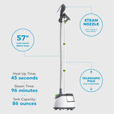 Steamfast SF-562 Canister Garment Steamer, White