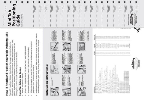 Tabbies 20 Pack with Display Mini Silver-Edged Bible Indexing Tabs, Old & New...