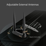 ASUS WiFi 6E + Bluetooth 5.2 PCI-E Expansion Card (PCE-AXE58BT) - Supports 6G...