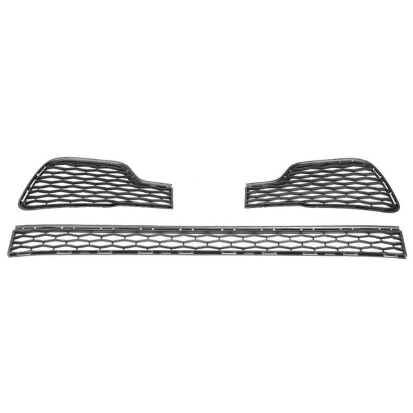 Front Bumper Grill Fit for Ghibli 2014 &#8209; 2017, 3Pcs Front Bumper Lower Gri