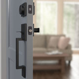 Amazon Basics Contemporary Single Cylinder Door Handleset with Stamford Lever...