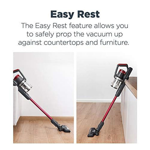 Eureka RapidClean Pro Lightweight Cordless Vacuum Hard Floors, Red/Black