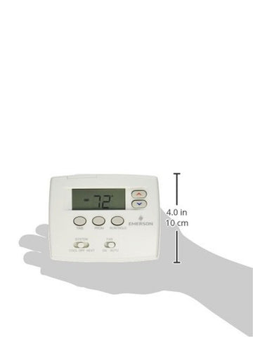 White Rodgers Emerson 1F80-0224 Single Stage 24 Hour Programmable Thermostat,...