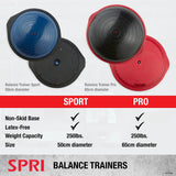 SPRI Balance Trainer Dome Shape Half-Exercise Ball with Non-Skid Base &#8211; Pr