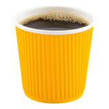 Restaurantware 4 Ounce Ripple Insulated Coffee Cups 500 Double Wall Corrugate...