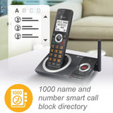 AT&T CL82319 DECT 6.0 3-Handset Cordless Phone for Home with Answering Machin...