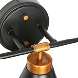 classy leaves Bathroom Light Fixtures, Black Gold 3 Light Vanity Lights Over ...