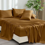 PHF 6PCS 100% Rayon Derived from Bamboo_ Sheets Set Queen Size,Cooling Sheets...