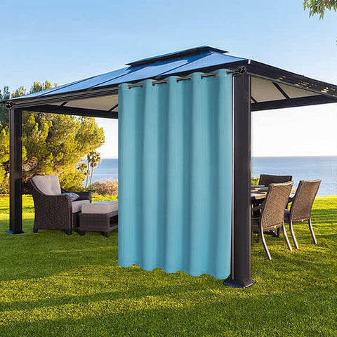 LORDTEX Waterproof Indoor/Outdoor Curtains for Patio - Thermal Insulated, Sun...