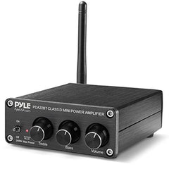 Pyle Compact Powerful Home Audio Amplifier Receiver Mini with 1, Standard