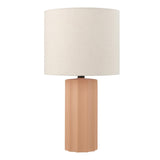 Globe Electric 61000062 20" Ribbed Ceramic Table Lamp, Matte Terracotta Finis...