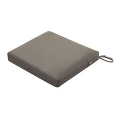 Classic Accessories Ravenna Seat Cushion, 21x21x3 Inch (Pack of 1), Dark Taup...