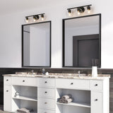 Bathroom Light Fixtures, 3 Light Black Vanity Lights Modern Farmhouse Bathroo...